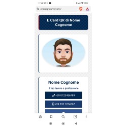 E-Card QR Privato